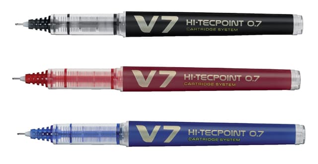 Rollerpen PILOT Begreen Hi-Tecpoint V7 medium zwart 2