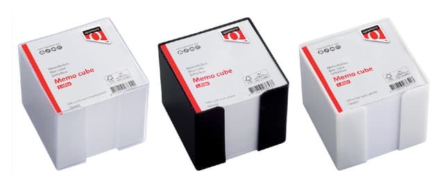 Memokubus Quantore 10x10x9cm wit met 900vel 2