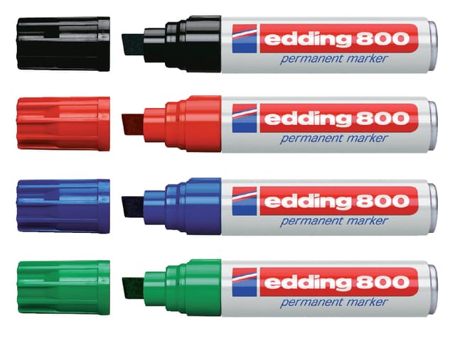 Viltstift edding 800 schuin 4-12mm rood 2
