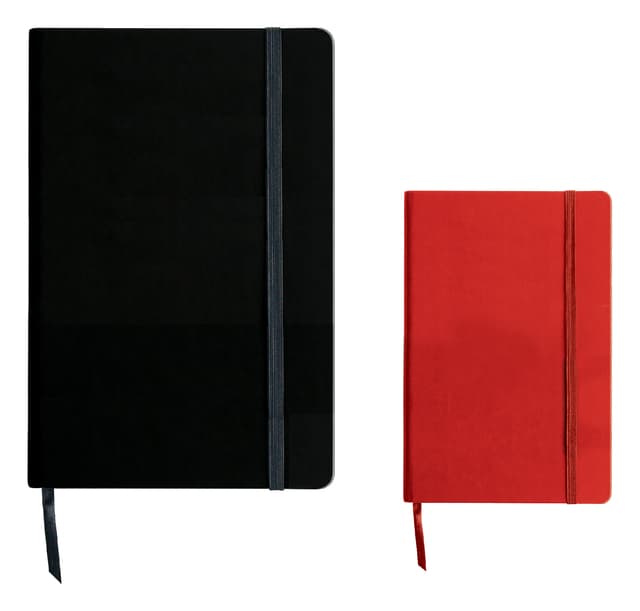 Notitieboek Quantore A4 lijn192 blz 80gr zwart 4