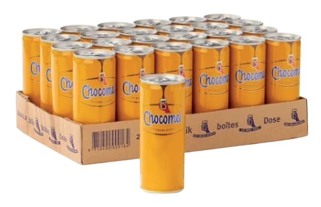 Chocolademelk Chocomel blik 250ml 2