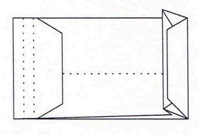 Envelop Quantore monsterzak 262x371x38mm zelfklevend wit 10 stuks 2