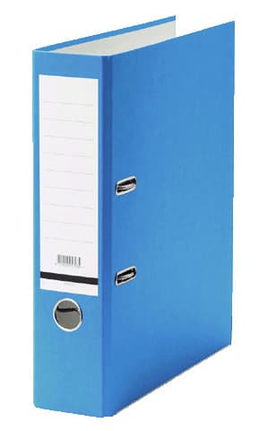 Ordner Qbasic A4 80mm karton blauw 4
