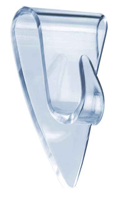Klevende haak tesa® 0,2kg transparant 5 stuks 2