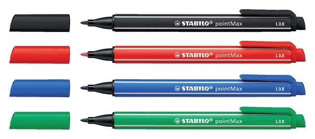 Viltstift STABILO pointMax 488/48 karmijnrood 2
