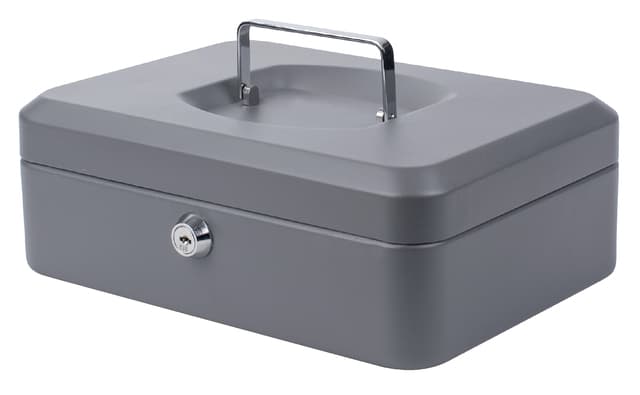 Geldkist Pavo 250x180x90mm grijs 2