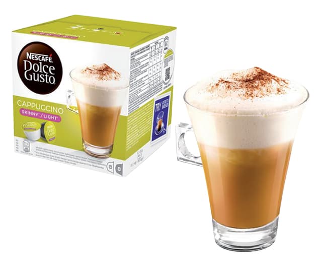 Koffiecups Dolce Gusto cappuccino light 16 stuks voor 8 kopjes 2
