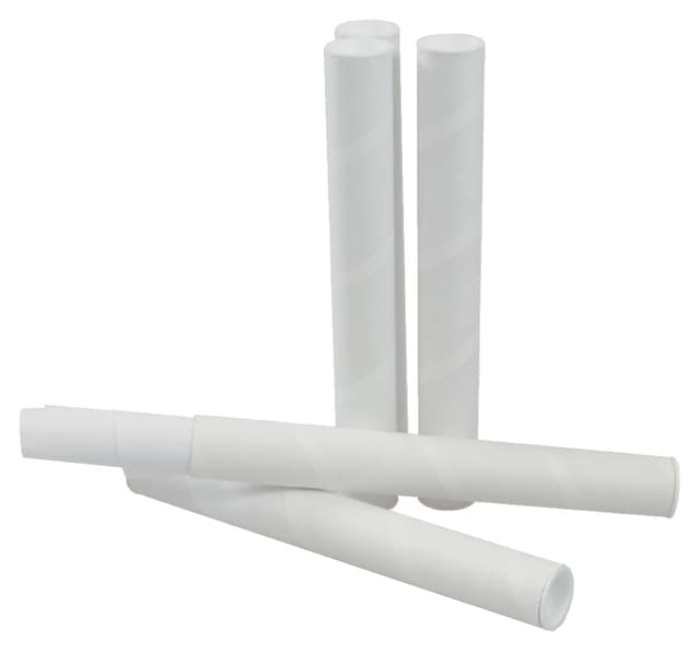 Verzendkoker CleverPack A3 330x29.5mm met doppen wit pak à 5 stuks 4