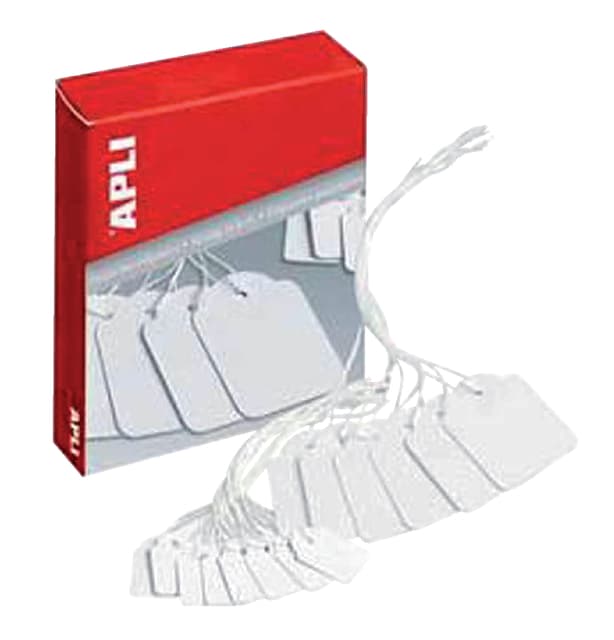 Label Apli karton nr 387 13x20mm wit 1000 stuks 2