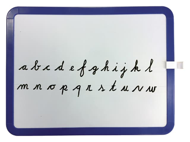 Whiteboard Desq 21x28cm tweezijdig magnetisch 2