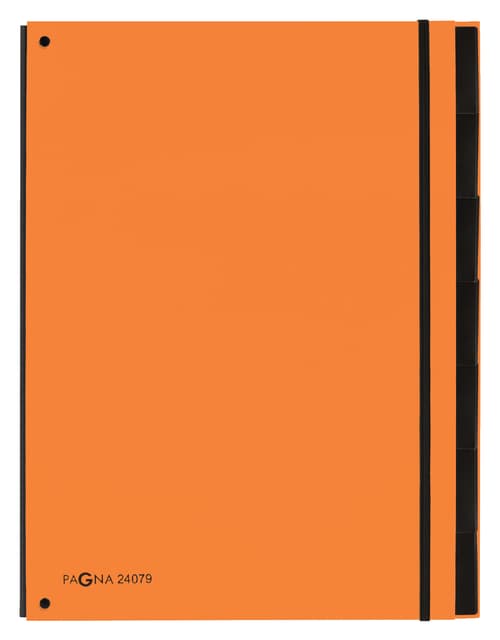 Sorteermap Pagna Trend A4 7 tabs oranje