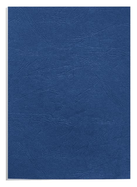 Voorblad Fellowes A4 lederlook royal blauw 100 stuks 2