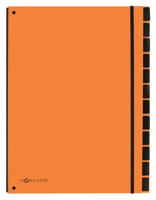 Sorteermap Pagna Trend A4 12 tabs oranje