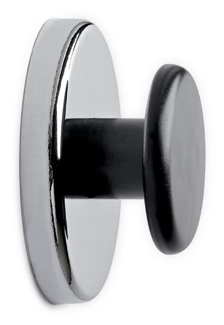 Magneet met knop MAUL Ø65mm trekkracht 12kg chroom/zwart 3