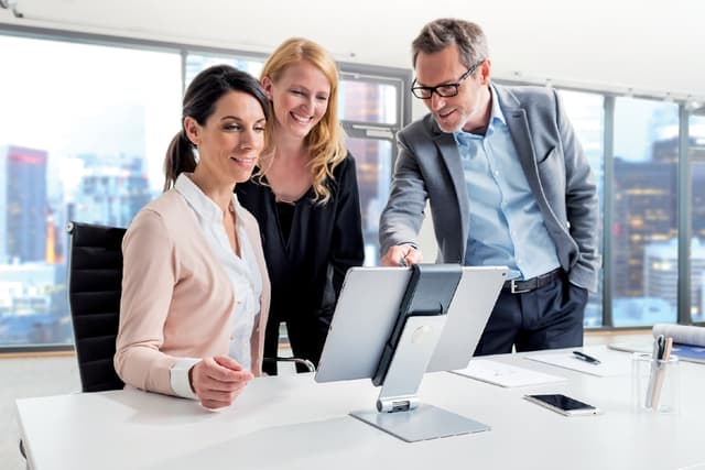 Tablethouder Durable voor bureau of tafel 7