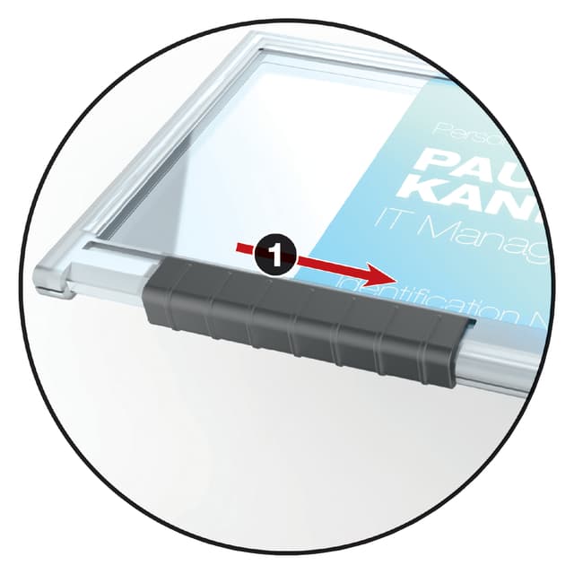 Badge Durable 8922 Pushbox mono 10 stuks 2