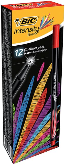Fineliner Bic Intensity fijn rood 3