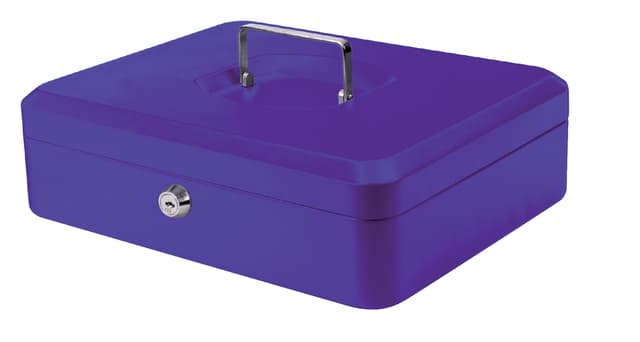 Geldkist Pavo 300x240x90mm blauw 2