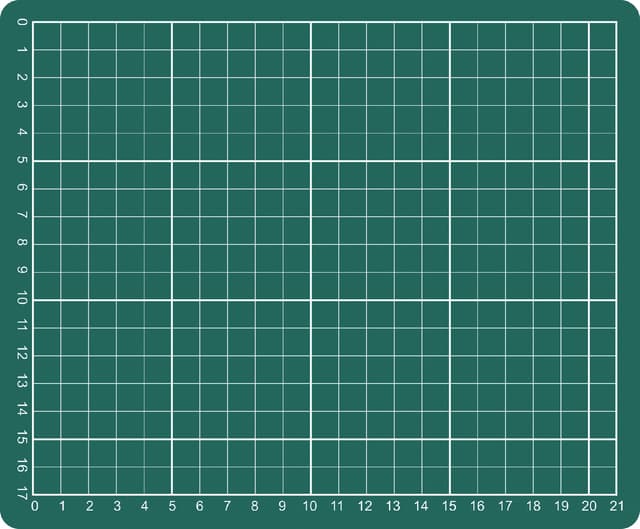 Snijmat A5 230x190mm groen