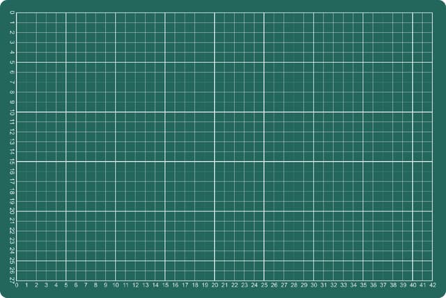 Snijmat A3 450X300mm groen
