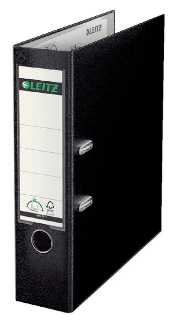 Ordner Leitz 180° 80mm PP A4 zwart