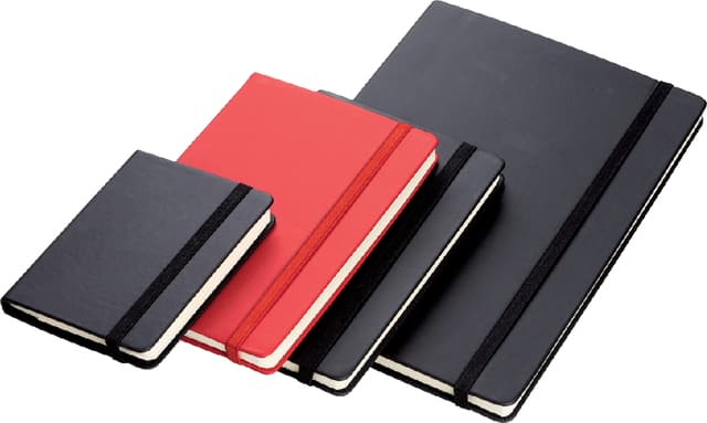 Notitieboek Quantore A4 lijn192 blz 80gr zwart 2