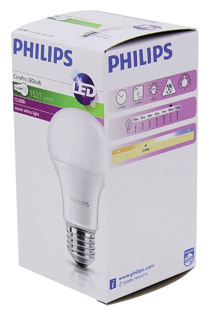 Ledlamp Philips CorePro LEDbulb E27 13,5W=100W 1520 Lumen 4