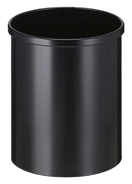 Papierbak Vepabins rond Ø25.5cm 15 liter zwart