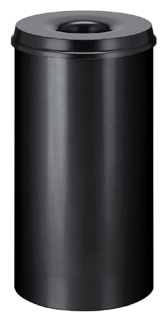 Papierbak met vlamdover Vepabins 50 liter 335mm zwart