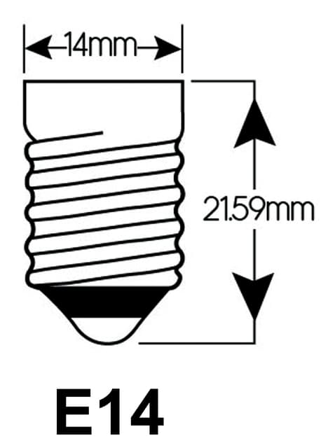 Ledlamp Integral E14 2700K warm wit 2-3,5W 250lumen 2