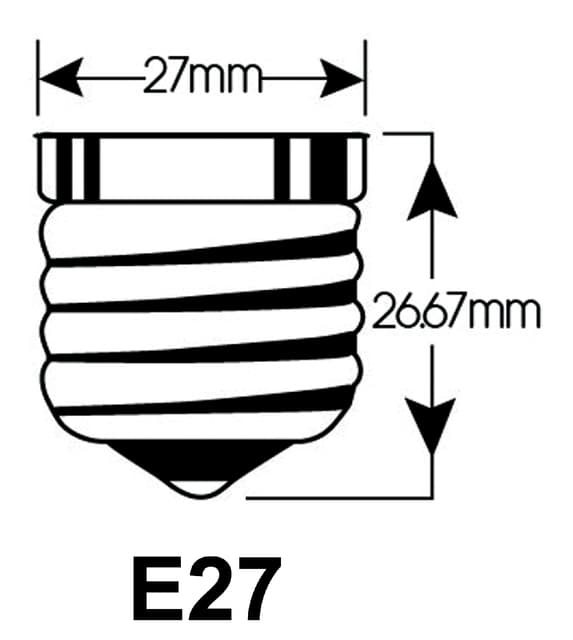 Ledlamp Integral E27 2700K warm wit 2W 250lumen 2