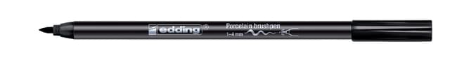 Brushpen edding 4200 porselein zwart