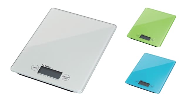 Briefweger MAUL Gloss tot 5000 gram glazen plateau inclusief batterij wit 2