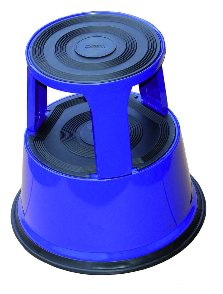 Opstapkruk Desq 420mm metaal blauw 2