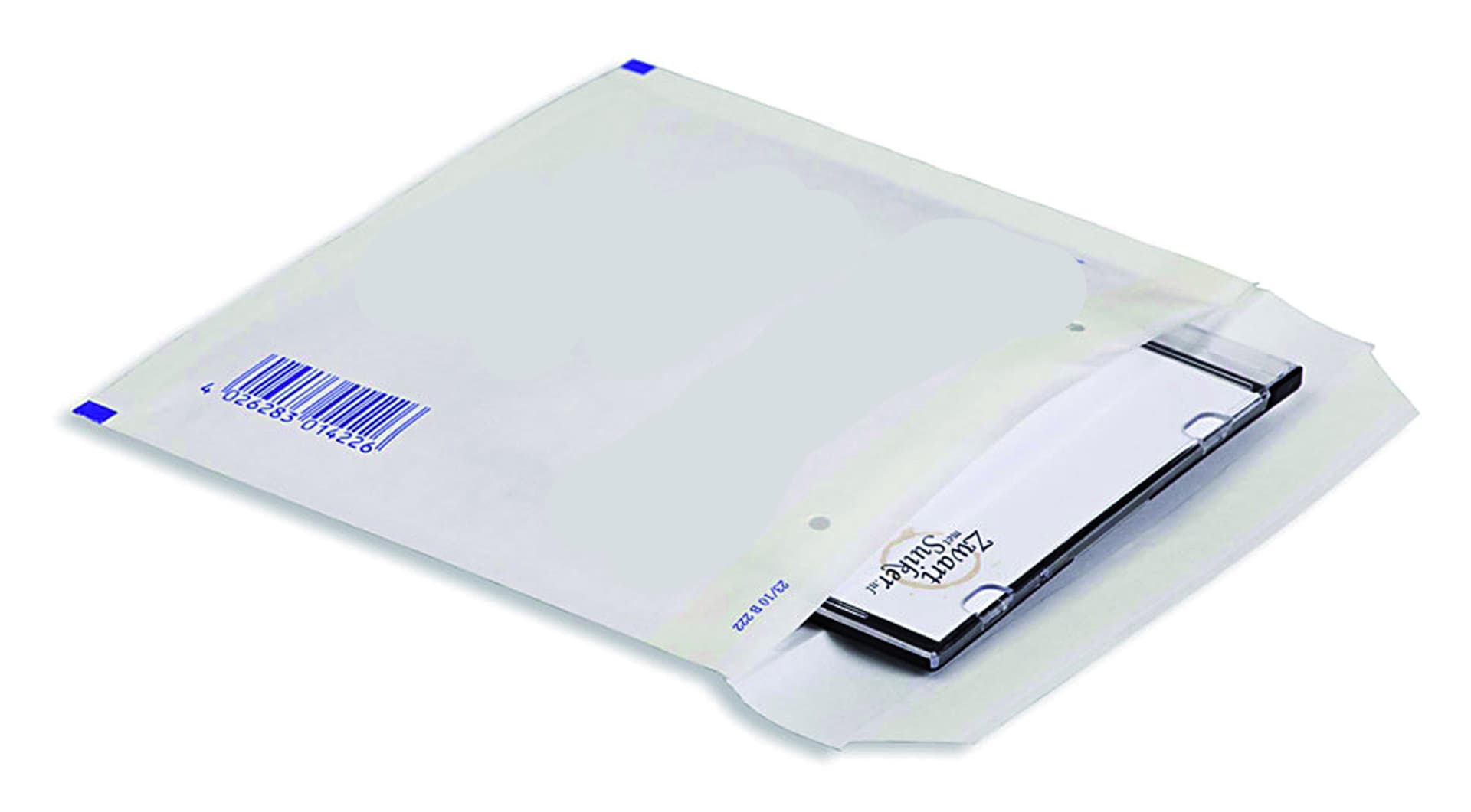 CD envelop Quantore luchtkussen 175x200mm wit 5 stuks 4