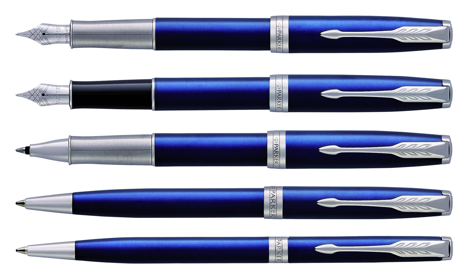 Vulpen Parker Sonnet blue lacquer CT medium 5