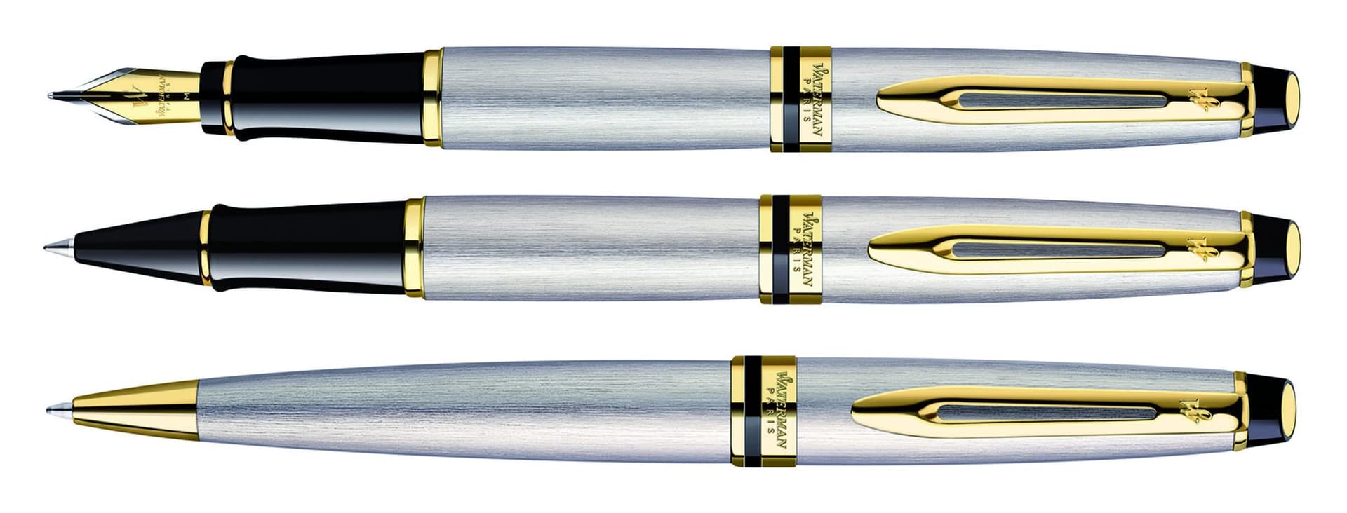 Vulpen Waterman Expert stainless steel GT medium 3