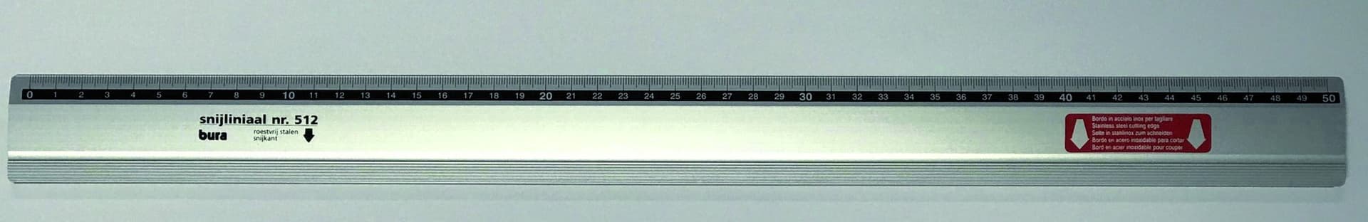 Snijliniaal Bura 512 Antica 50cm aluminium