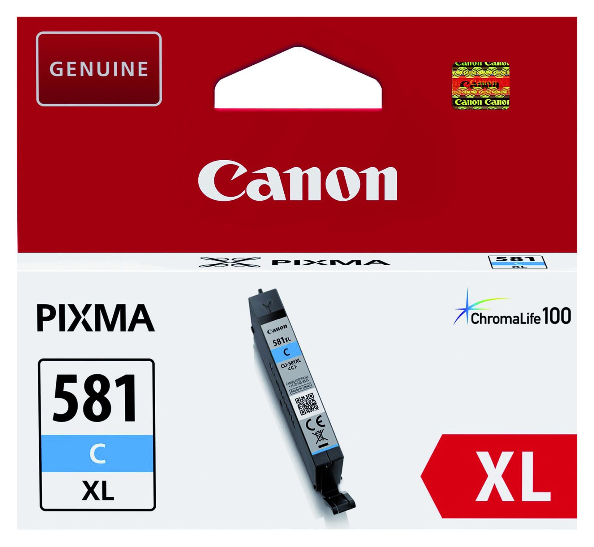 Inktcartridge Canon CLI-581XL blauw 2