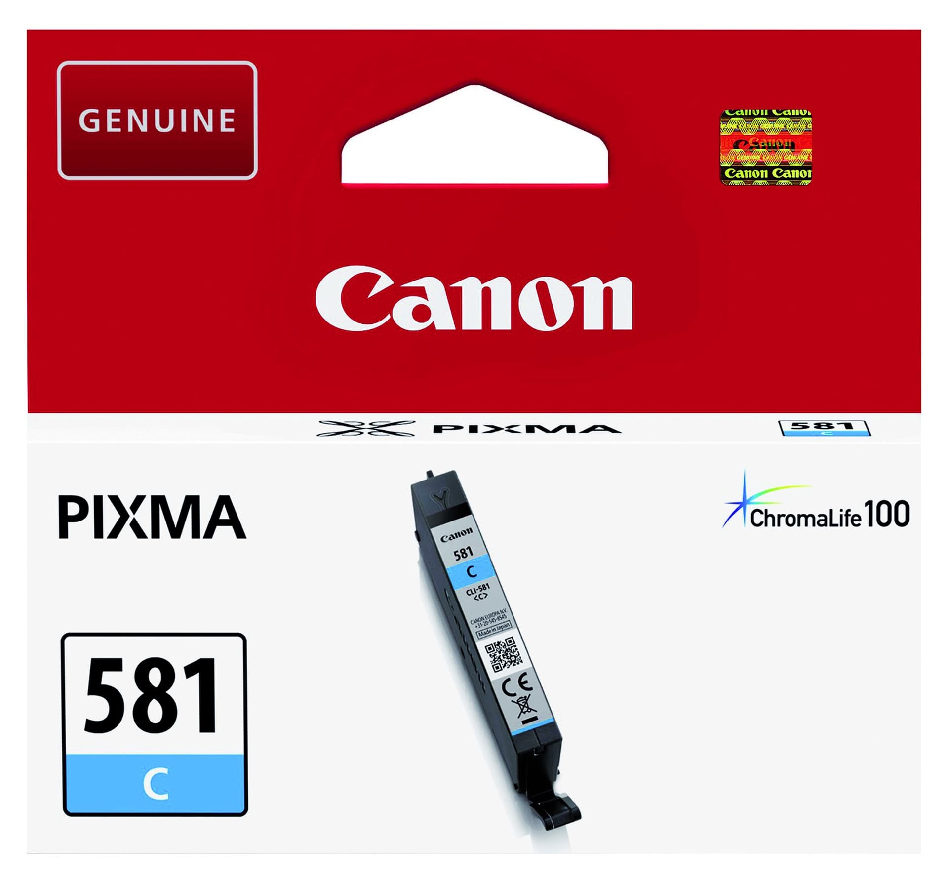 Inktcartridge Canon CLI-581 blauw 2