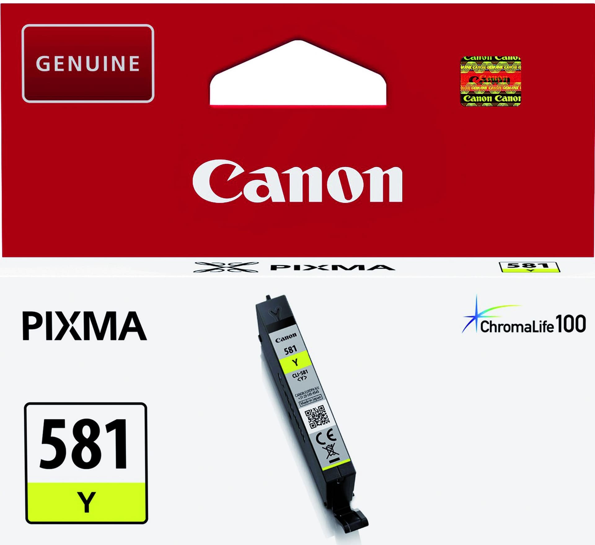 Inktcartridge Canon CLI-581 geel 2