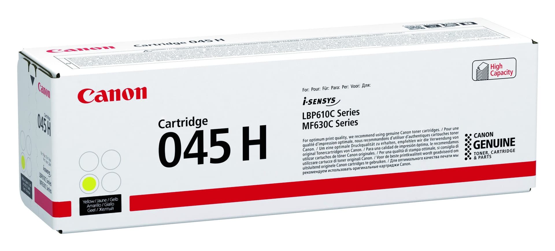 Tonercartridge Canon 045H geel 2