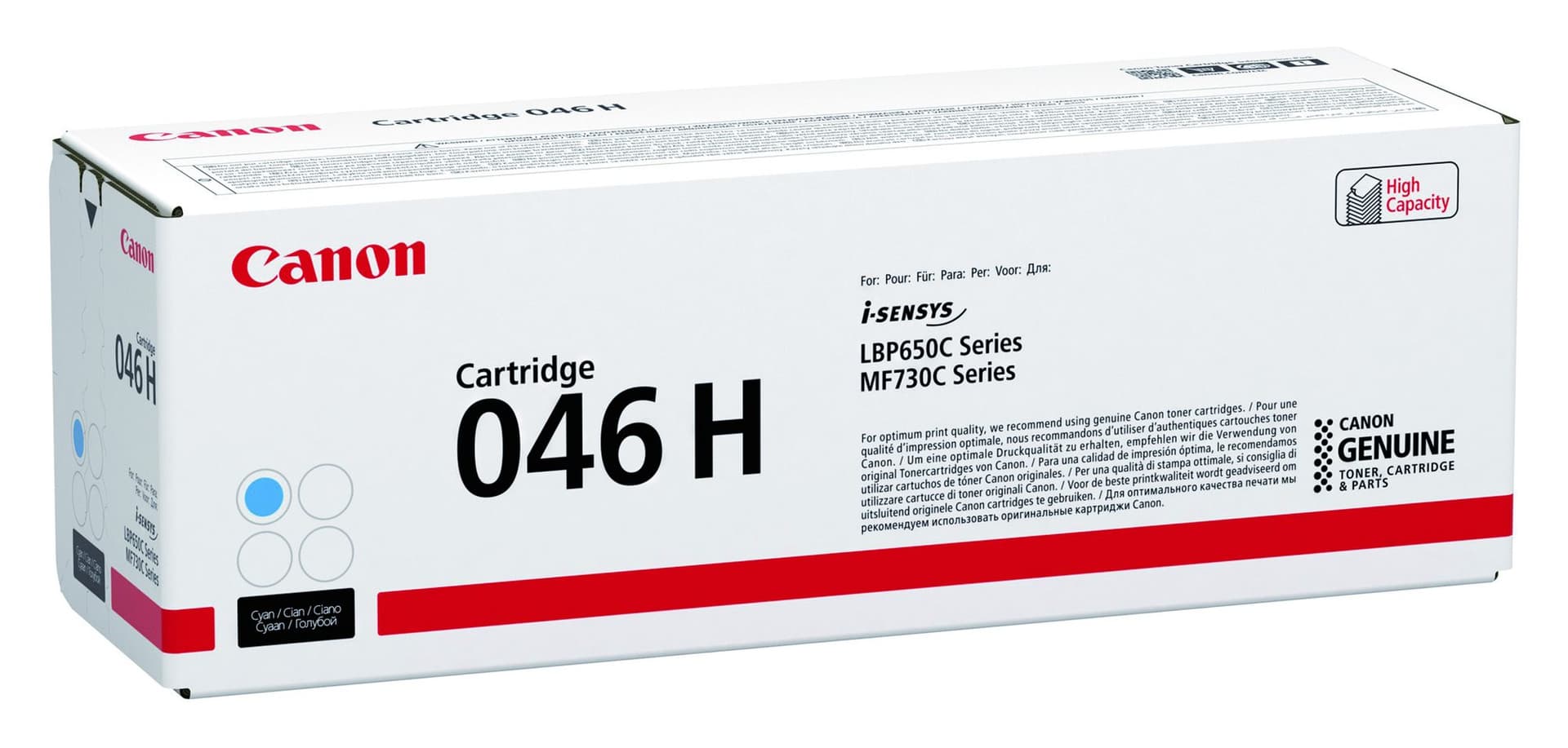 Tonercartridge Canon 046H blauw 2
