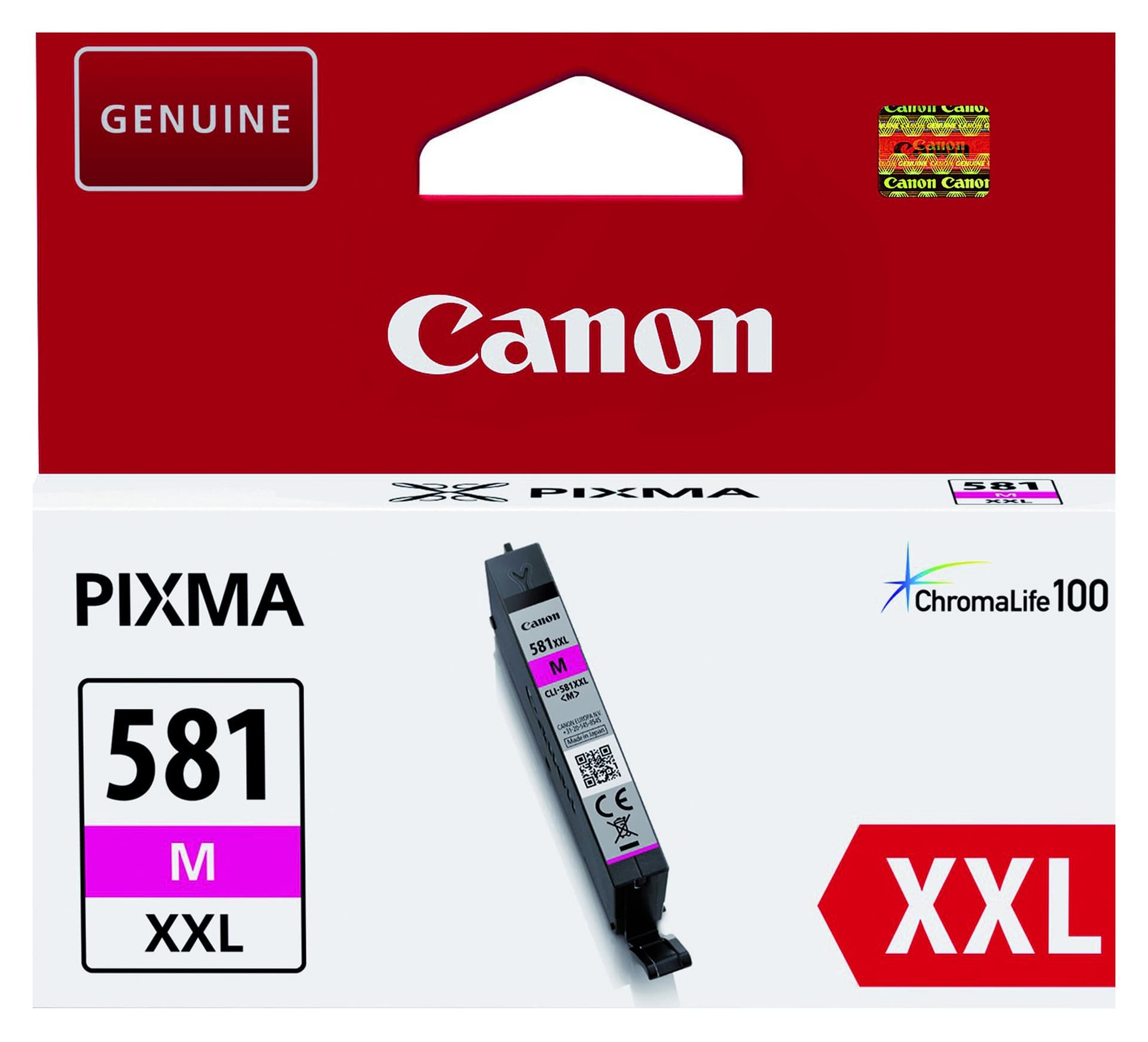 Inktcartridge Canon CLI-581XXL rood 2