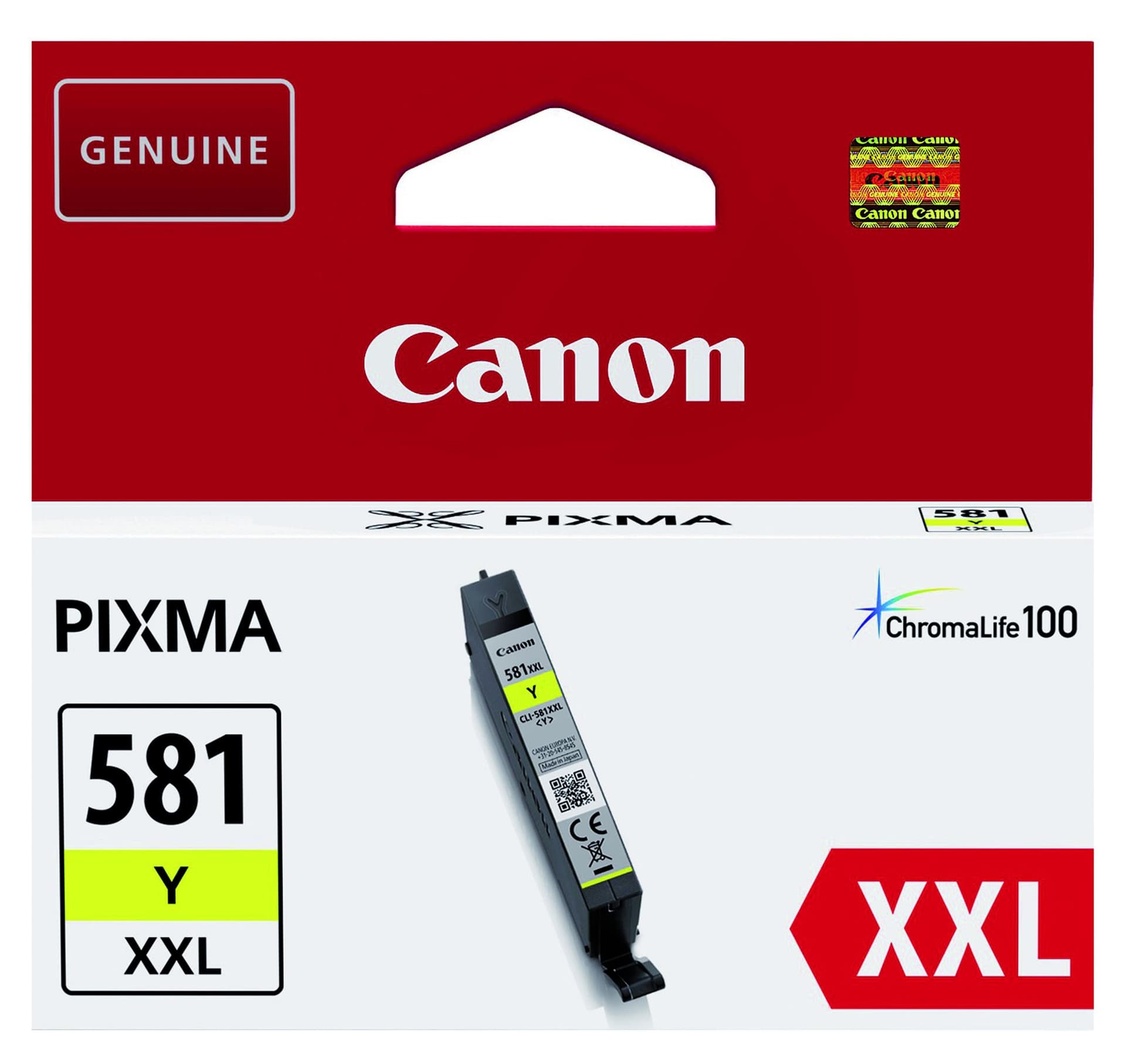 Inktcartridge Canon CLI-581XXL geel 2