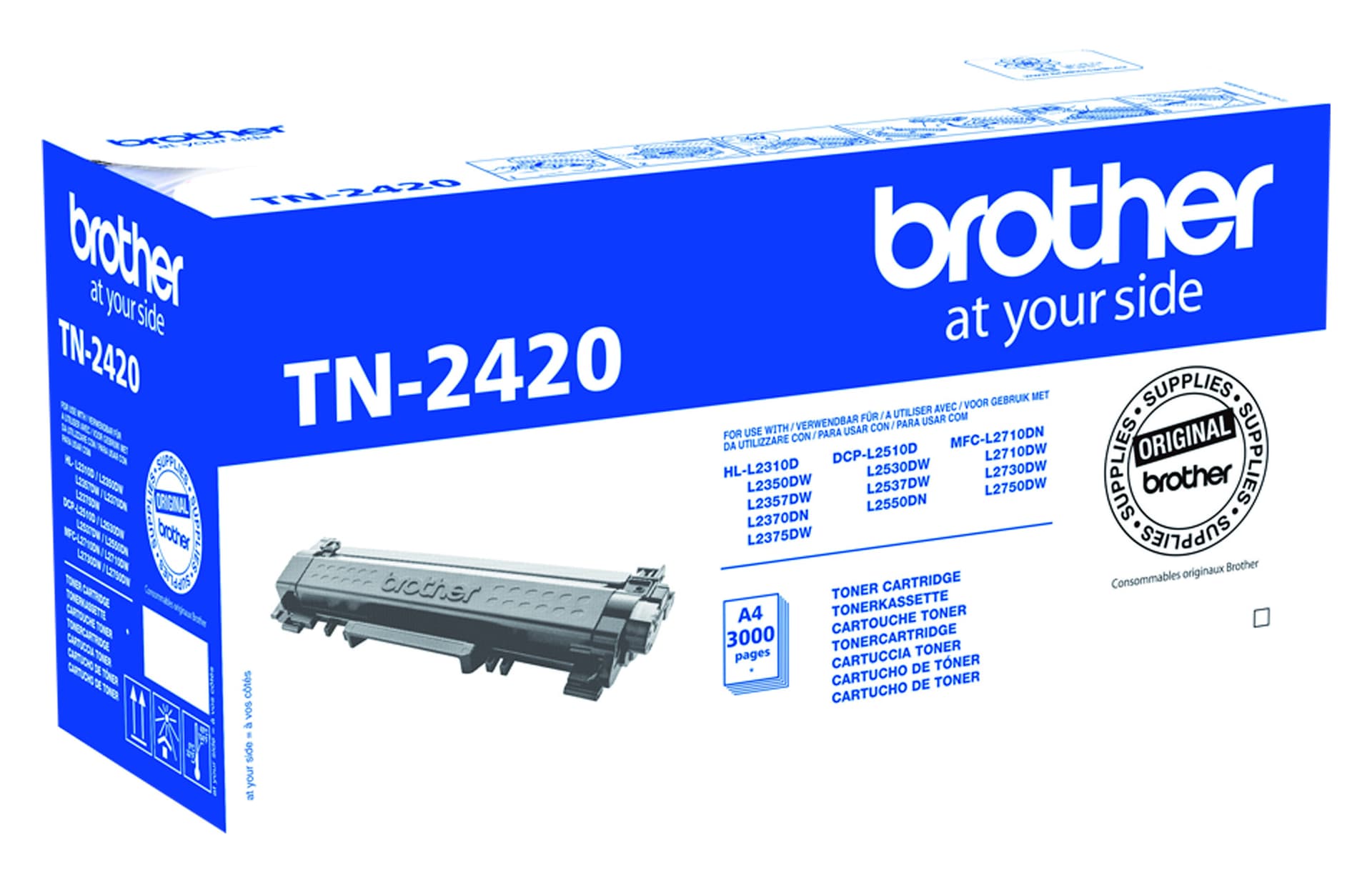 Toner Brother TN-2420 zwart 2