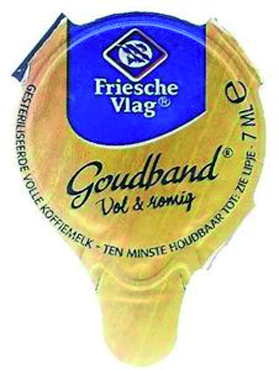 Koffiemelk Friesche Vlag goudband cups 10x7ml 2