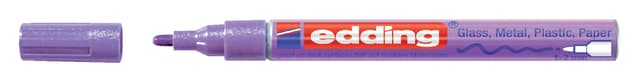 Paintmarker edding 751 op oliebasis 1-2mm metallic paars