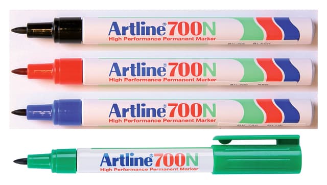Viltstift Artline 700 rond 0.7mm blauw 3