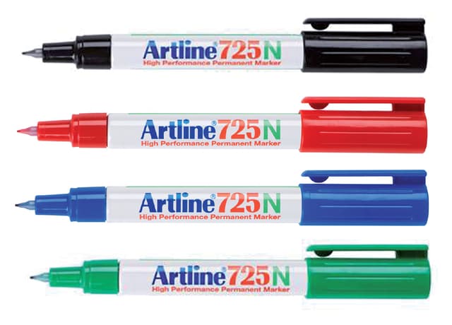 Fineliner Artline 725 rond fijn rood 2